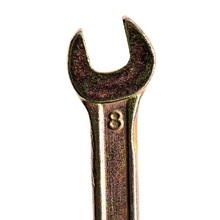 СИБРТЕХ 14303 Ключ рожковый, 8 х 10 мм, желтый цинк