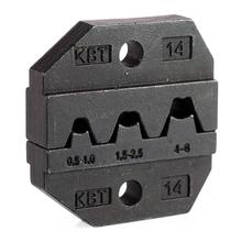 КВТ МПК-14 Матрица для опрессовки неизолированных разъемов и наконечников (автоклемм), РП-М, РП-П сечением 0.5-6 мм²