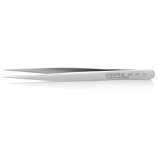 Knipex KN-922107 Пинцет универсальный, нерж., 110 мм, гладкие прямые игловидные губки