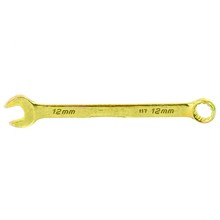 СИБРТЕХ 14978 Ключ комбинированный, 12 мм, желтый цинк