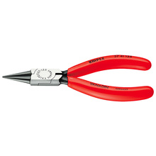 Knipex KN-3741125 Круглогубцы захватные прецизионные, 125 мм, фосфатированные, обливные ручки
