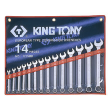 KING TONY 1214SR Ключ Комплект Комби набор 5/16"-1-1/4" 14 предметов