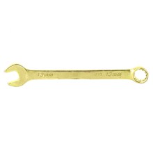 СИБРТЕХ 14979 Ключ комбинированный, 13 мм, желтый цинк