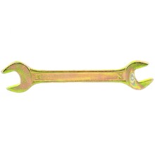 СИБРТЕХ 14308 Ключ рожковый, 14 х 15 мм, желтый цинк