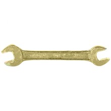 СИБРТЕХ 14305 Ключ рожковый, 12 х 13 мм, желтый цинк