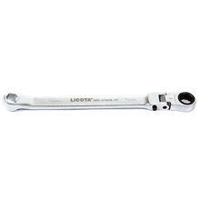 Licota ARW-07M08 Ключ трещоточный гибкий с фиксацией и накидной 6гр. 15° 8 мм