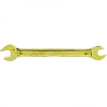 СИБРТЕХ 14301 Ключ рожковый, 6 х 7 мм, желтый цинк// СИБРТЕХ